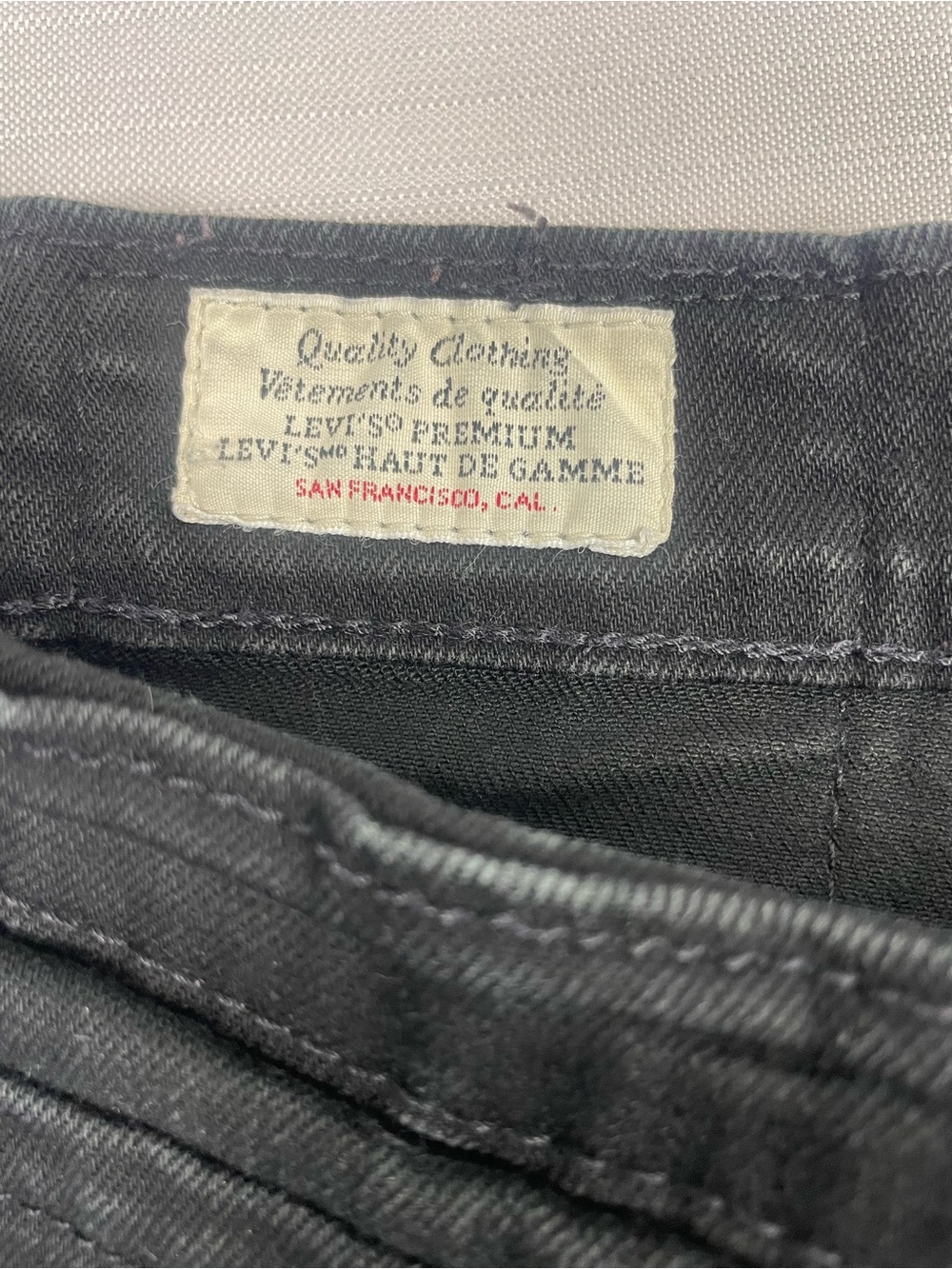 Levi’s Premium 511 Slim Fit Water<Less Black Jeans 32 x 32 - Picture 2 of 7